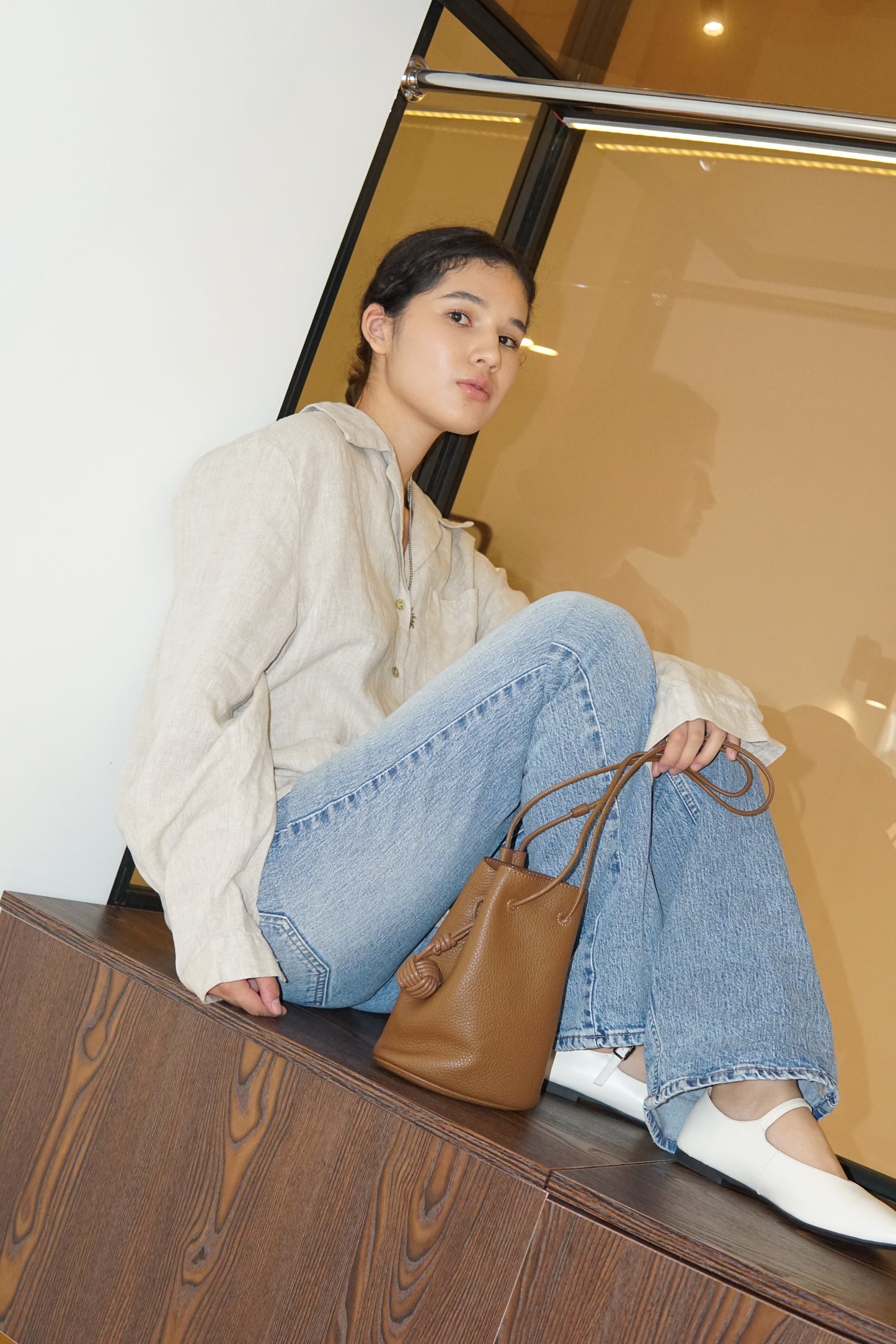 ESMI mini bag made of genuine leather