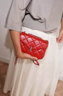 Genuine leather crossbody bag