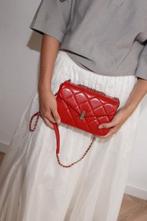 Genuine leather crossbody bag