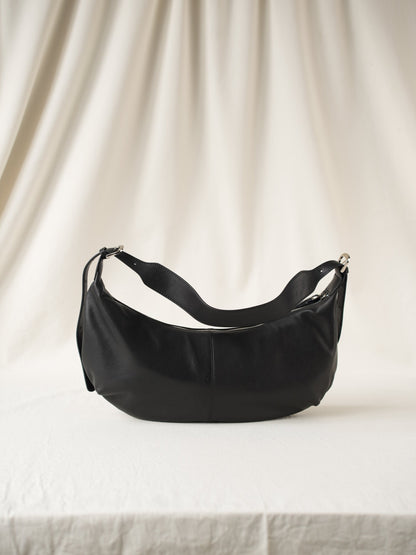 SHELMA genuine leather baguette bag