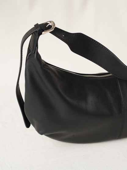 SHELMA genuine leather baguette bag