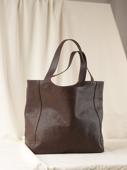 VIOLETTE shopper bag genuine leather