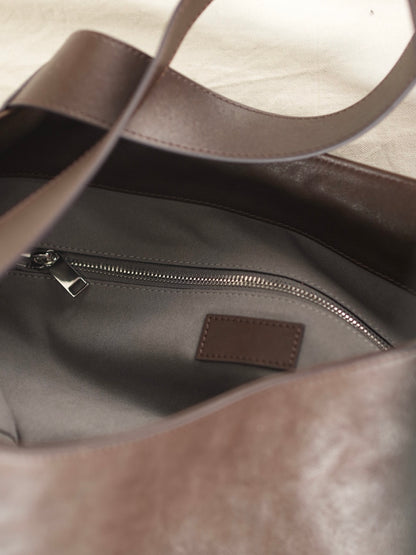 VIOLETTE shopper bag genuine leather