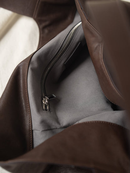 VIOLETTE shopper bag genuine leather