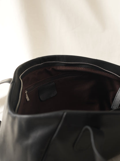 BROWNIE tote bag made of genuine leather