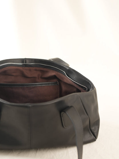BROWNIE tote bag made of genuine leather