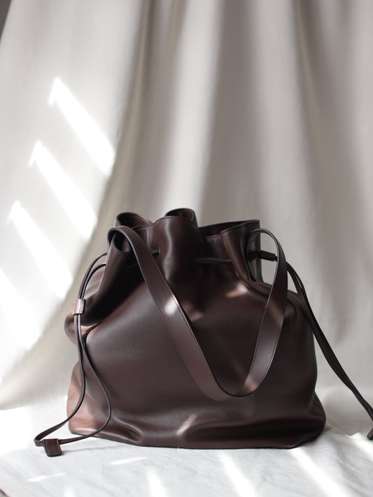 LILAS genuine leather tote bag