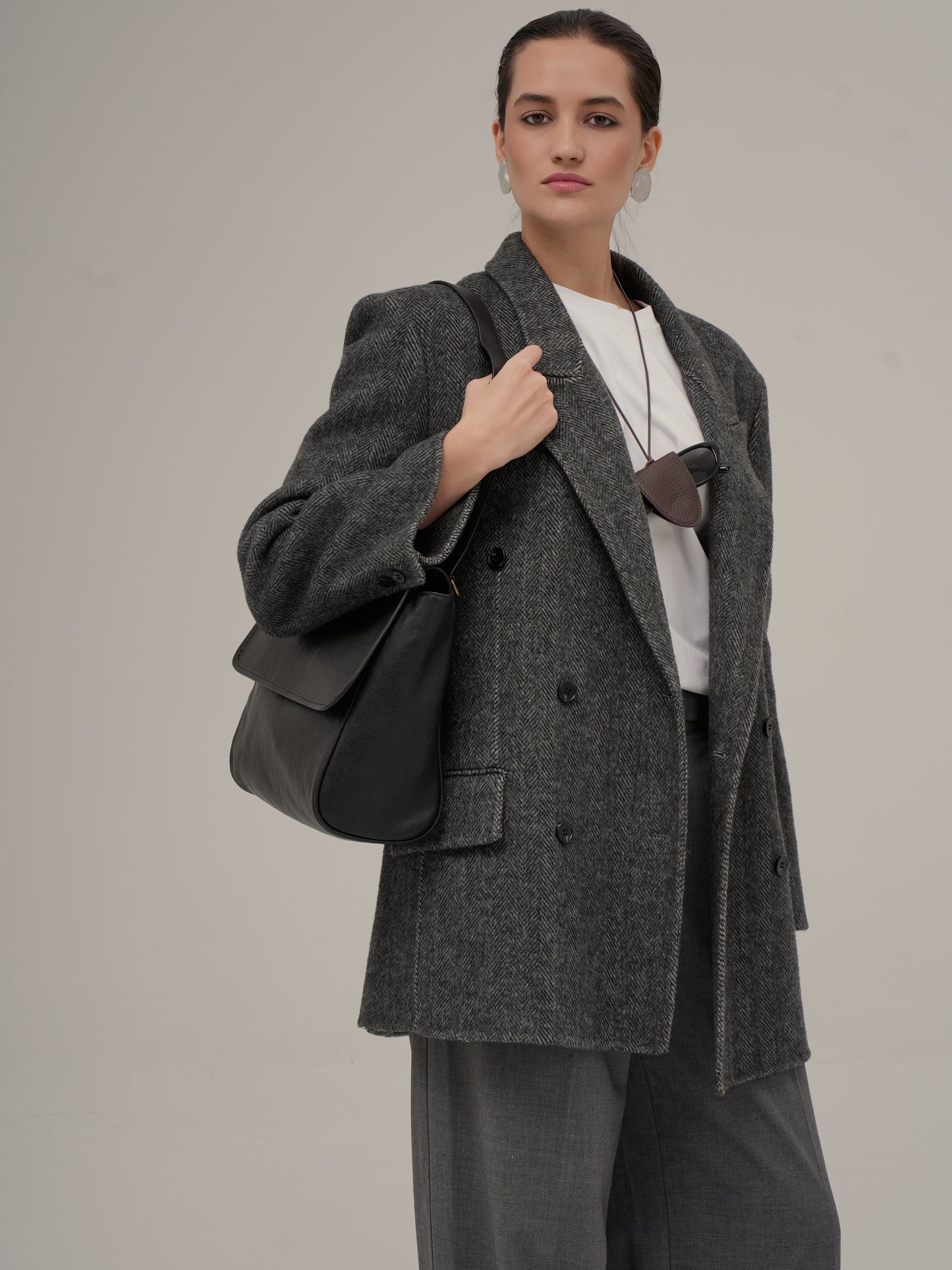 ANNA tote bag made of genuine leather