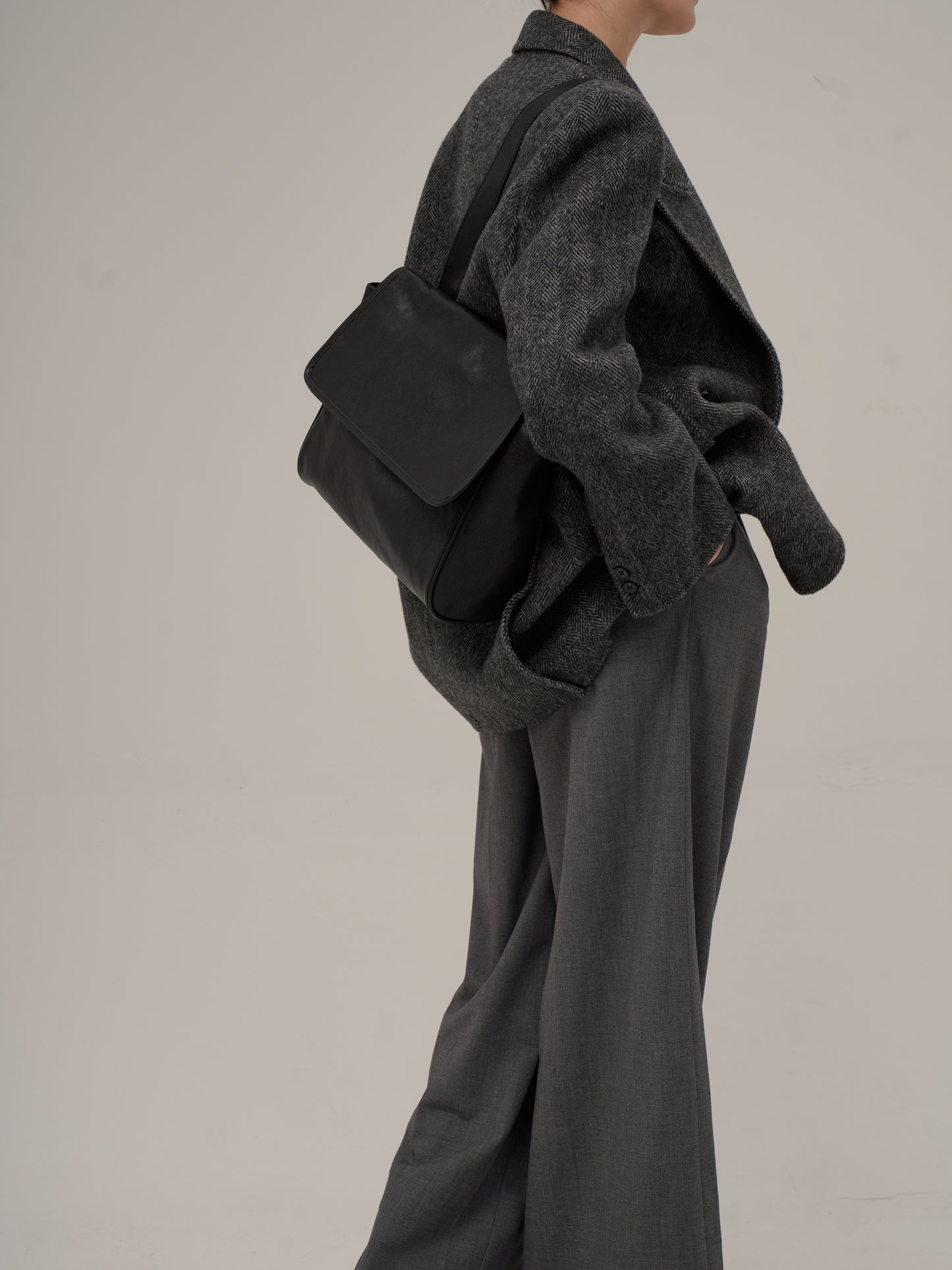 ANNA tote bag made of genuine leather