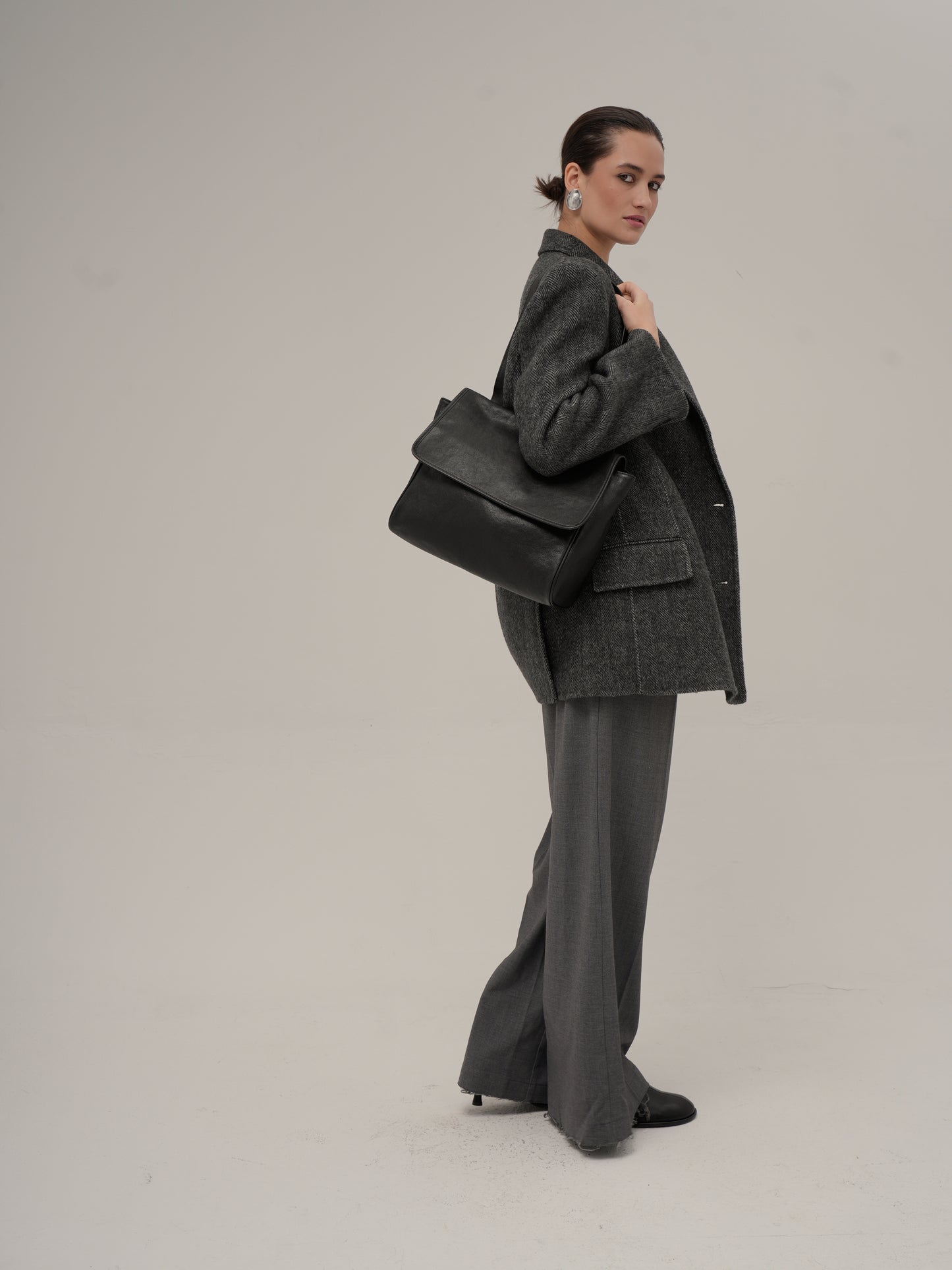 ANNA tote bag made of genuine leather