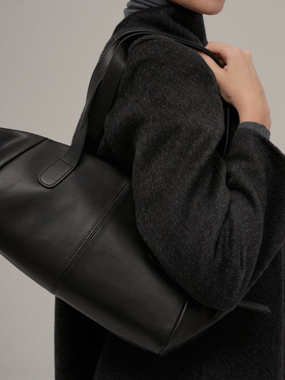 BROWNIE tote bag made of genuine leather