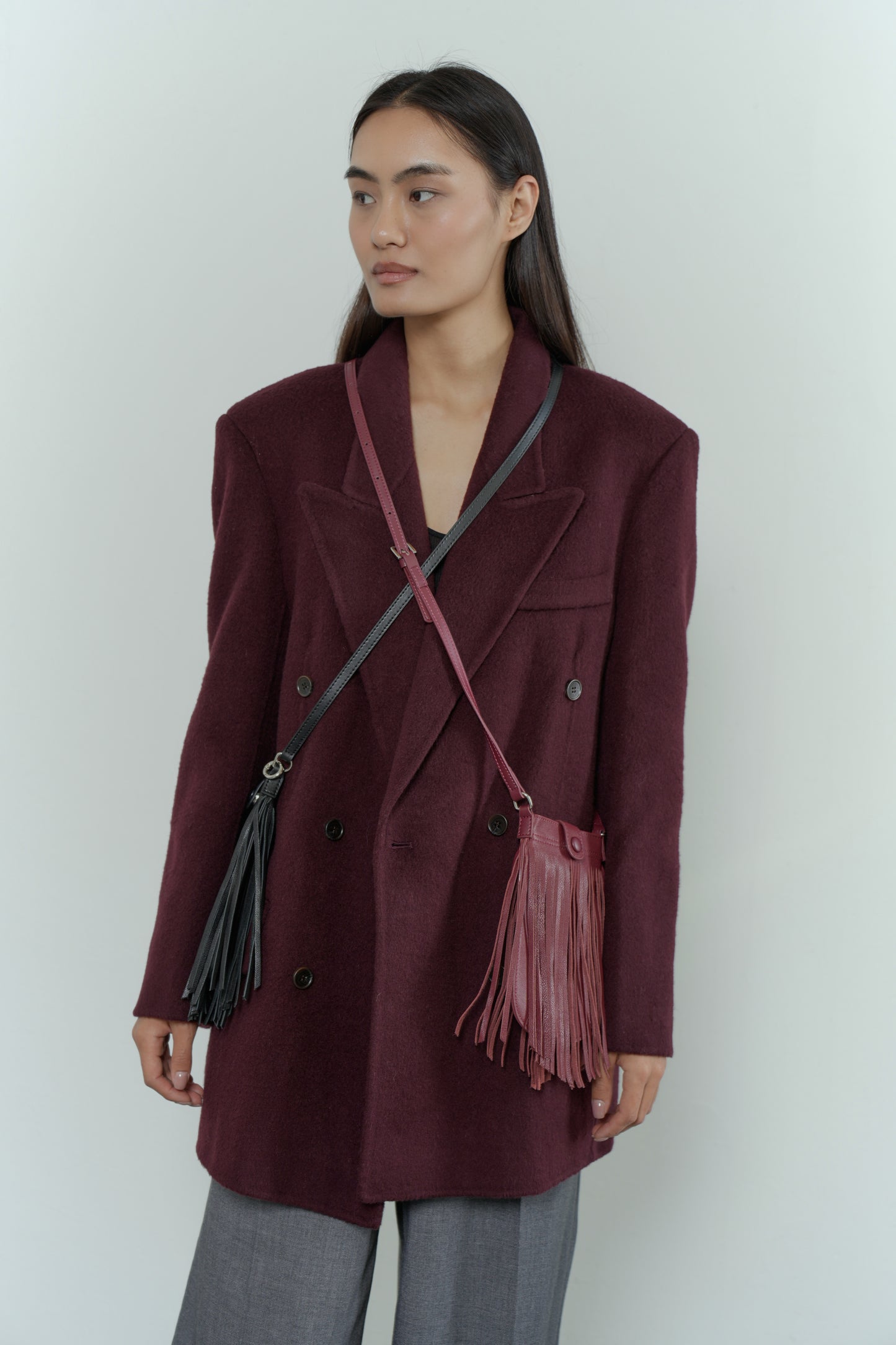 JESS genuine leather crossbody bag