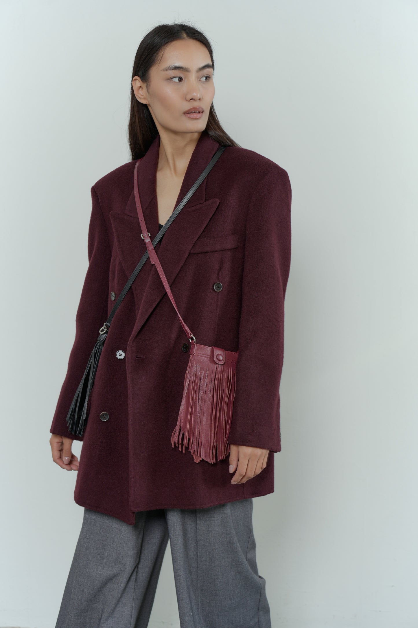 JESS genuine leather crossbody bag