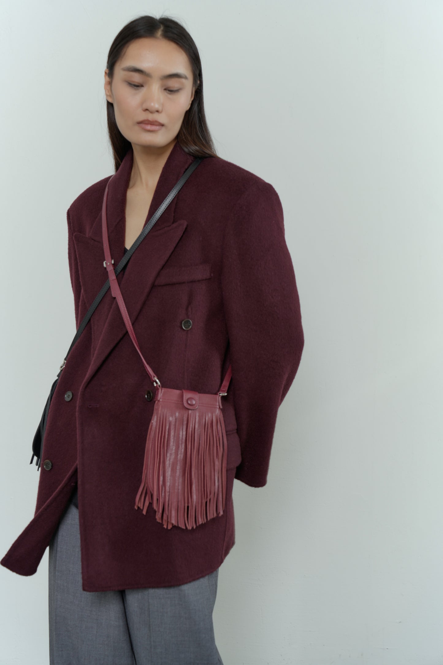 JESS genuine leather crossbody bag