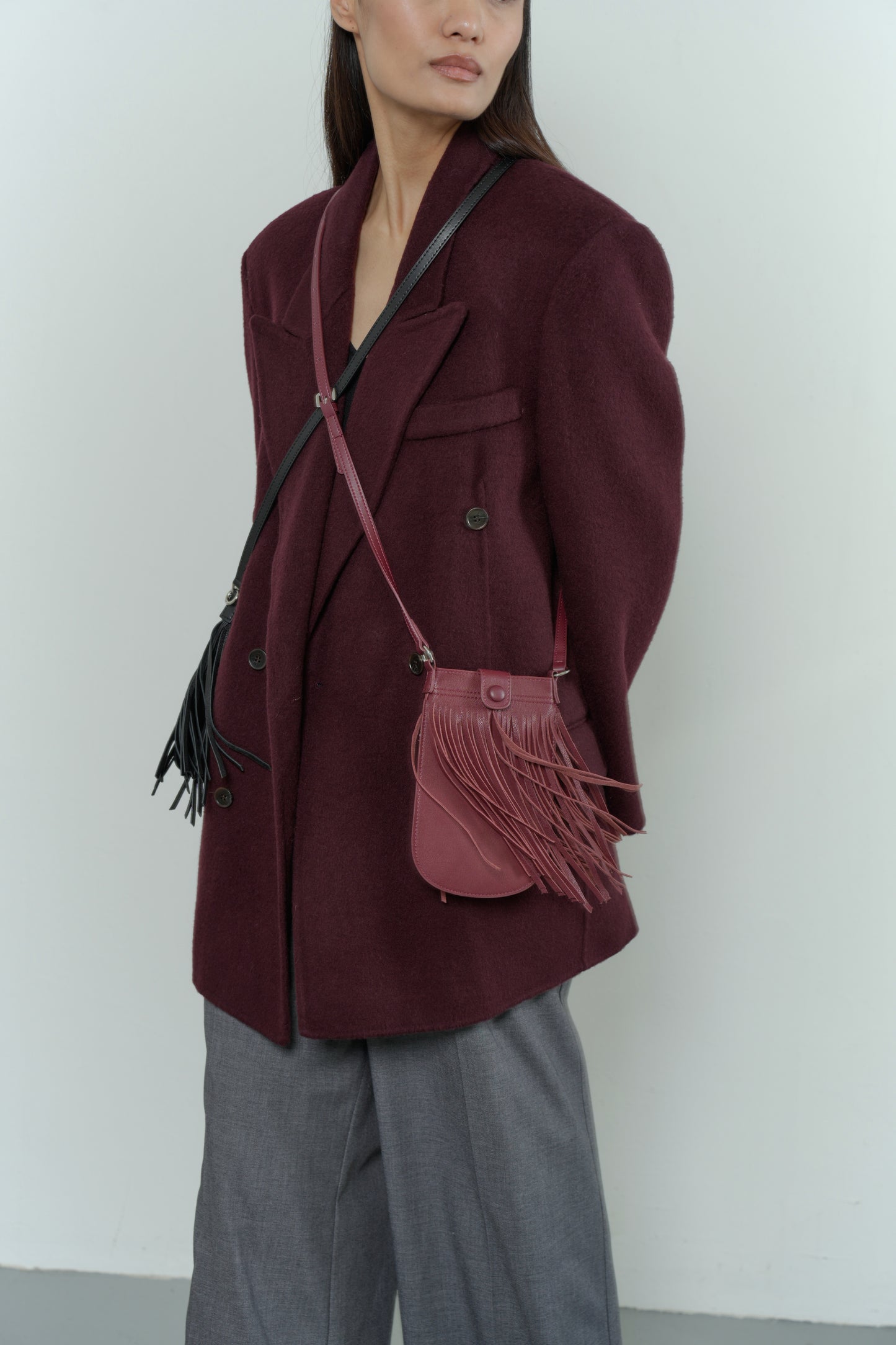 JESS genuine leather crossbody bag