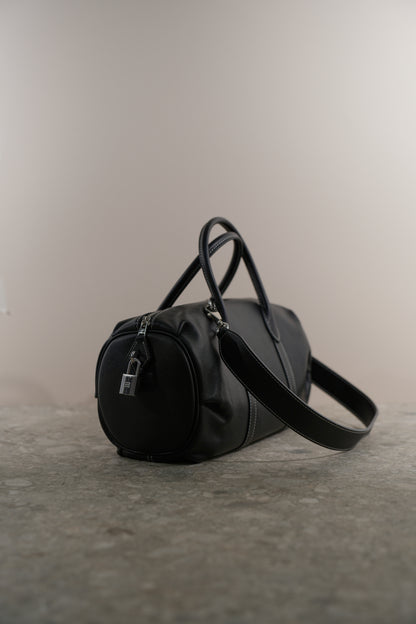 Barrel bag BALANCA made of genuine leather