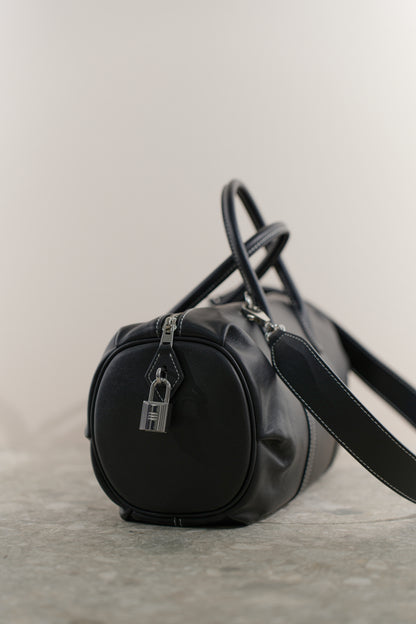 Barrel bag BALANCA made of genuine leather