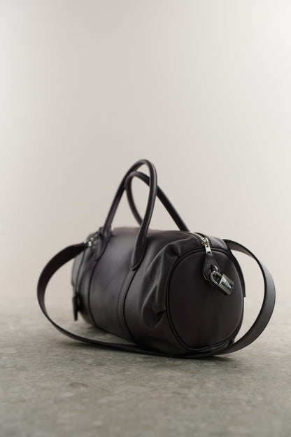 Barrel bag BALANCA made of genuine leather