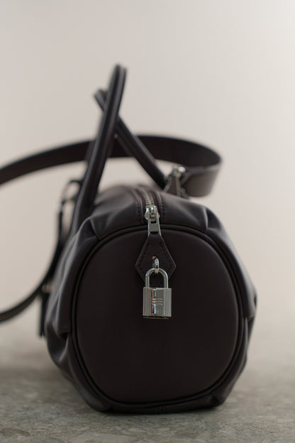 Barrel bag BALANCA made of genuine leather
