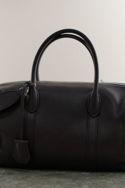 Barrel bag BALANCA made of genuine leather