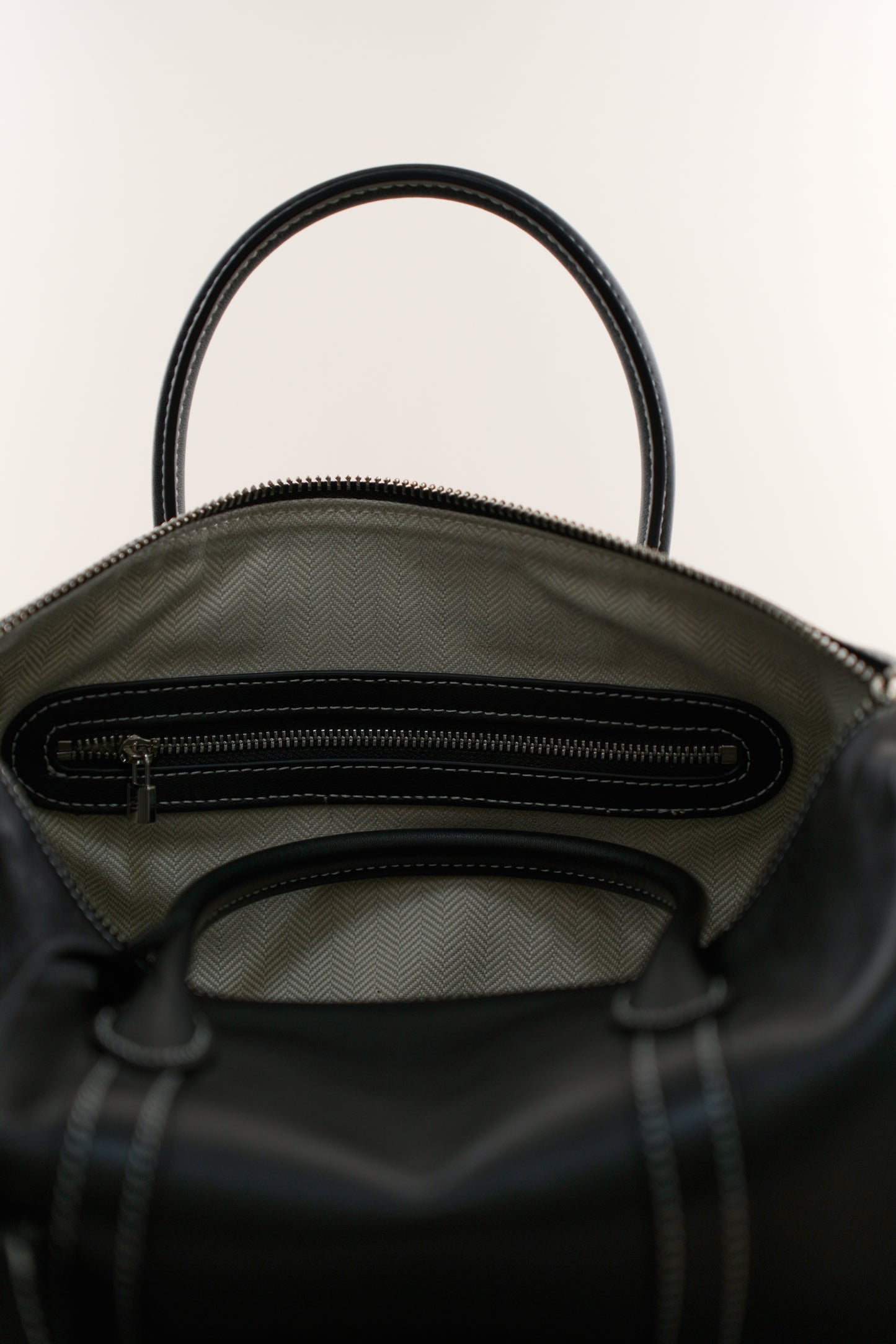 Barrel bag BALANCA made of genuine leather