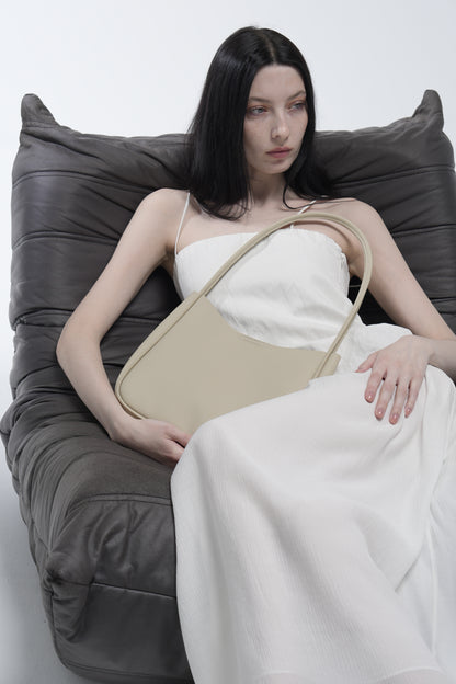 Genuine leather shopper bag