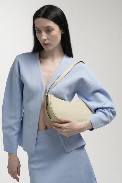 Baguette bag EMILY made of genuine leather