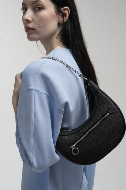 Genuine leather crossbody bag