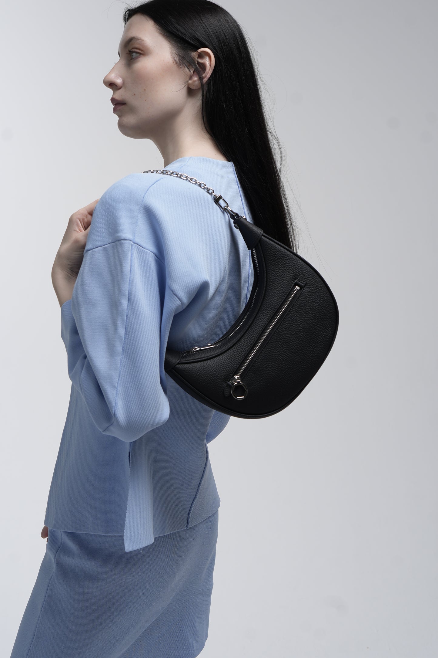 Genuine leather crossbody bag