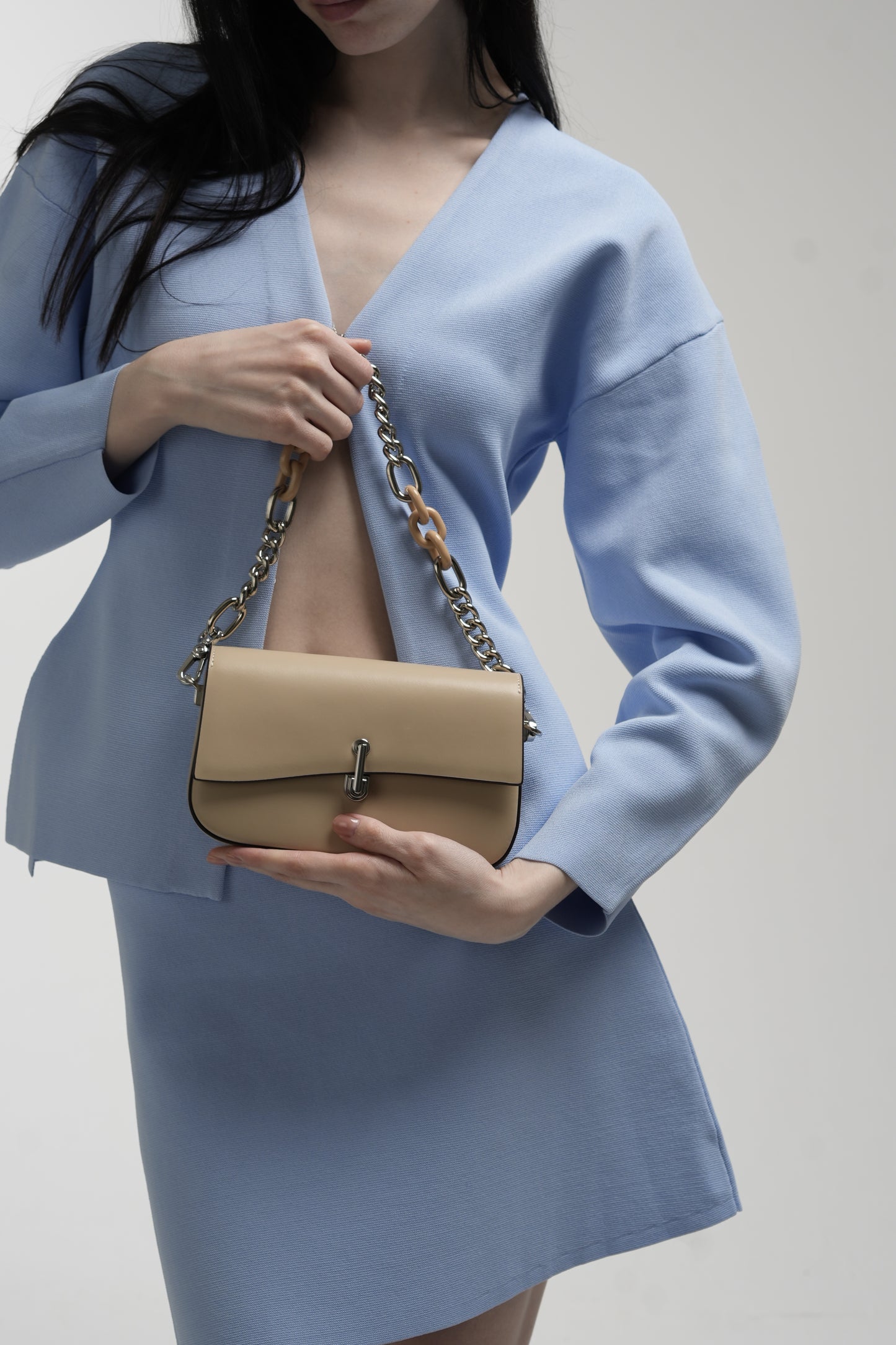 Genuine leather crossbody bag