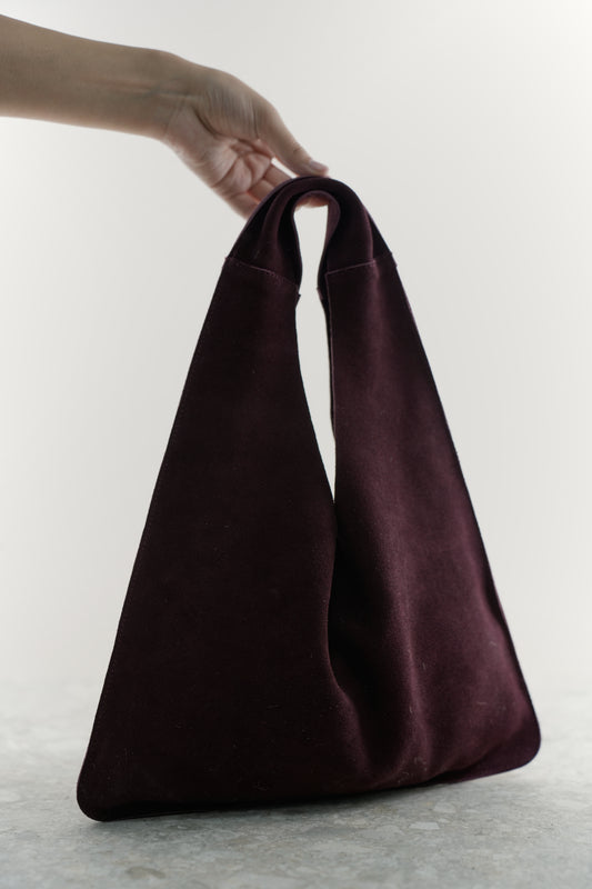 MONICA shopper bag made of genuine suede