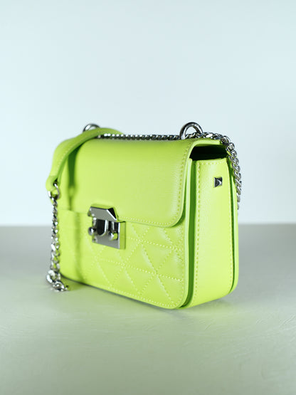 Genuine leather crossbody bag