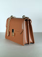 Genuine leather shoulder bag
