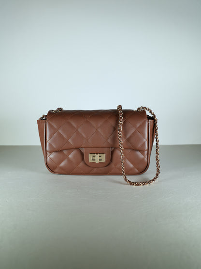 Genuine leather crossbody bag