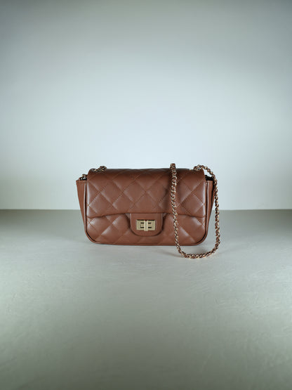 Genuine leather crossbody bag