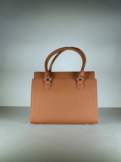 Genuine leather tote bag