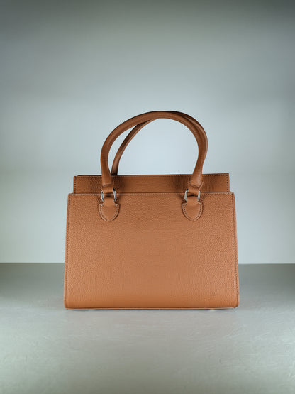 Genuine leather tote bag