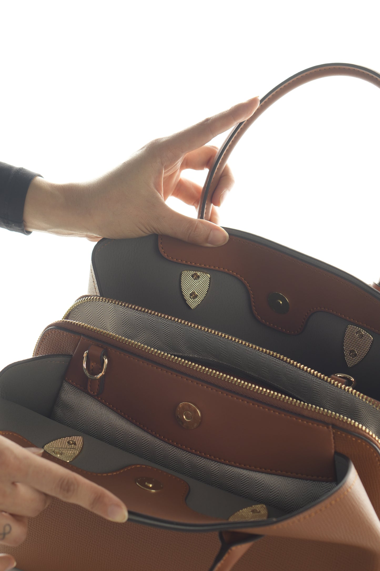 ANNET Genuine leather tote bag