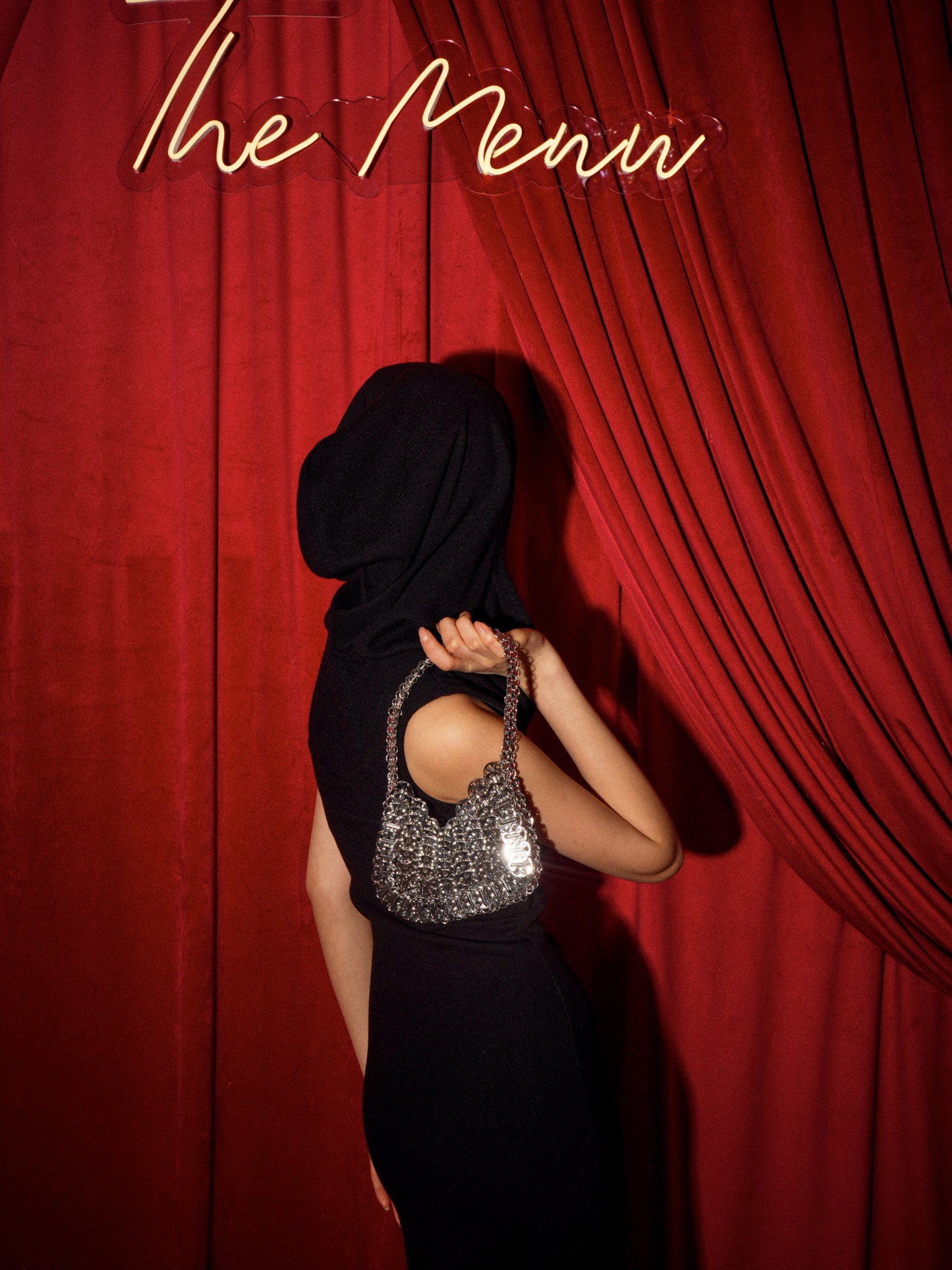 ECLAT Mini Bag in Silver Metal