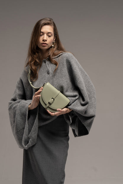 Genuine leather crossbody bag