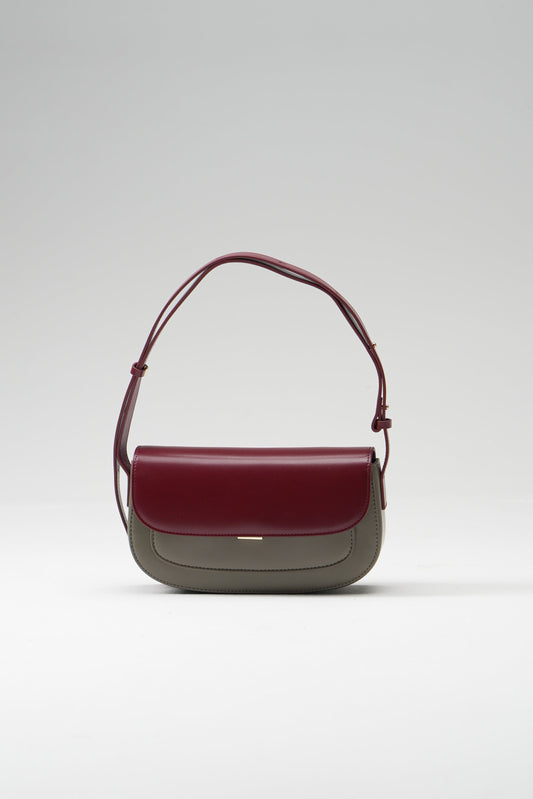 Genuine leather shoulder bag