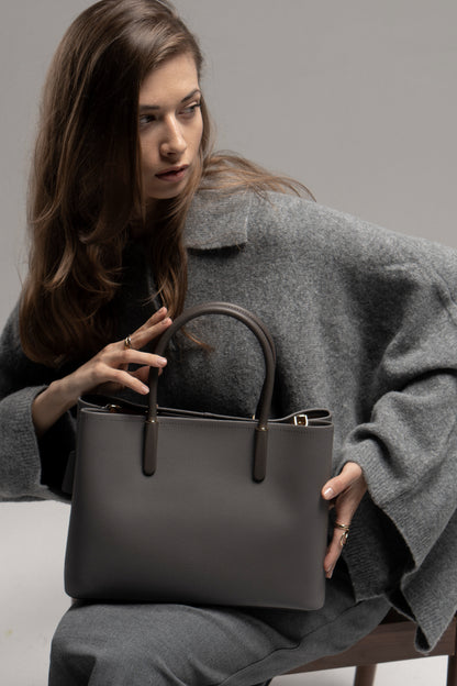 MEGAN tote bag made of genuine leather