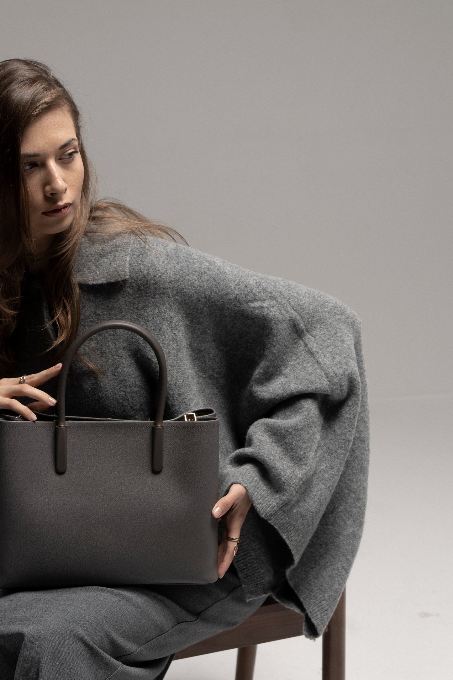 MEGAN tote bag made of genuine leather