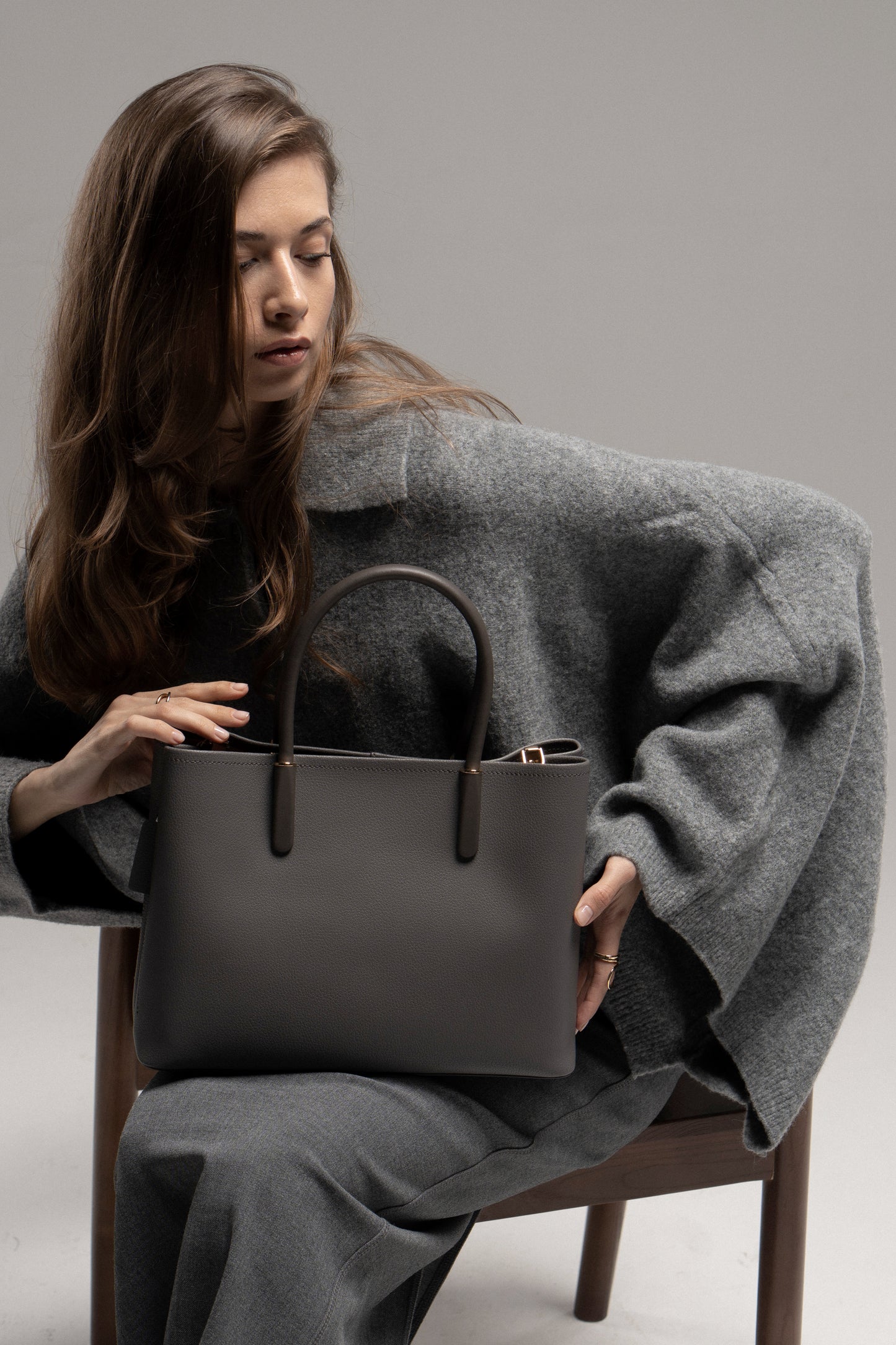 MEGAN tote bag made of genuine leather