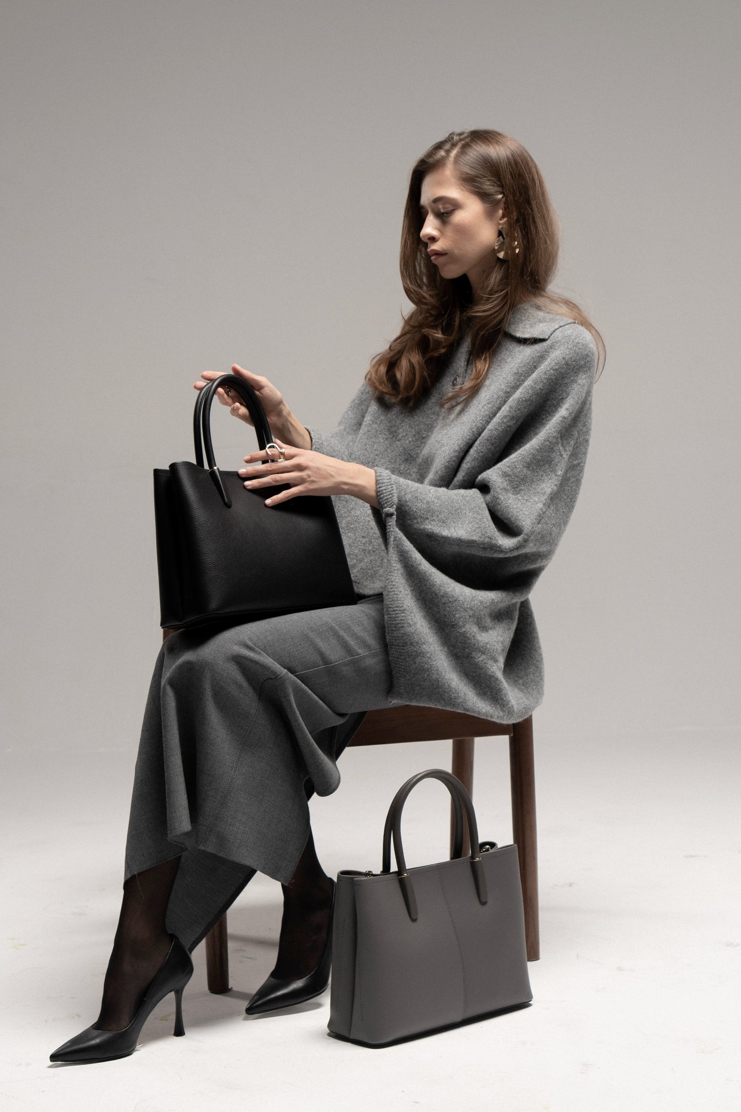 MEGAN tote bag made of genuine leather