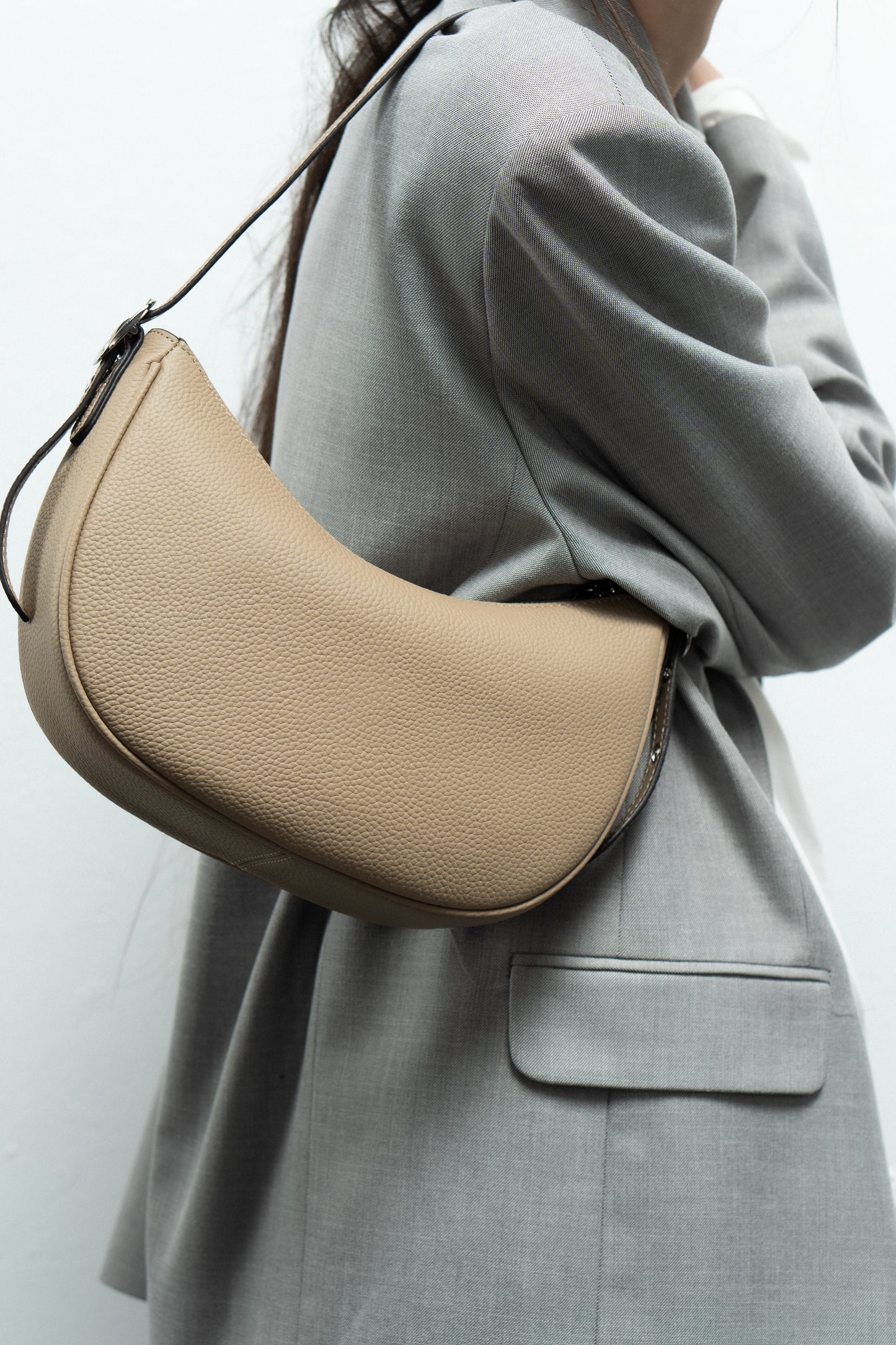 Baguette bag EMILY made of genuine leather