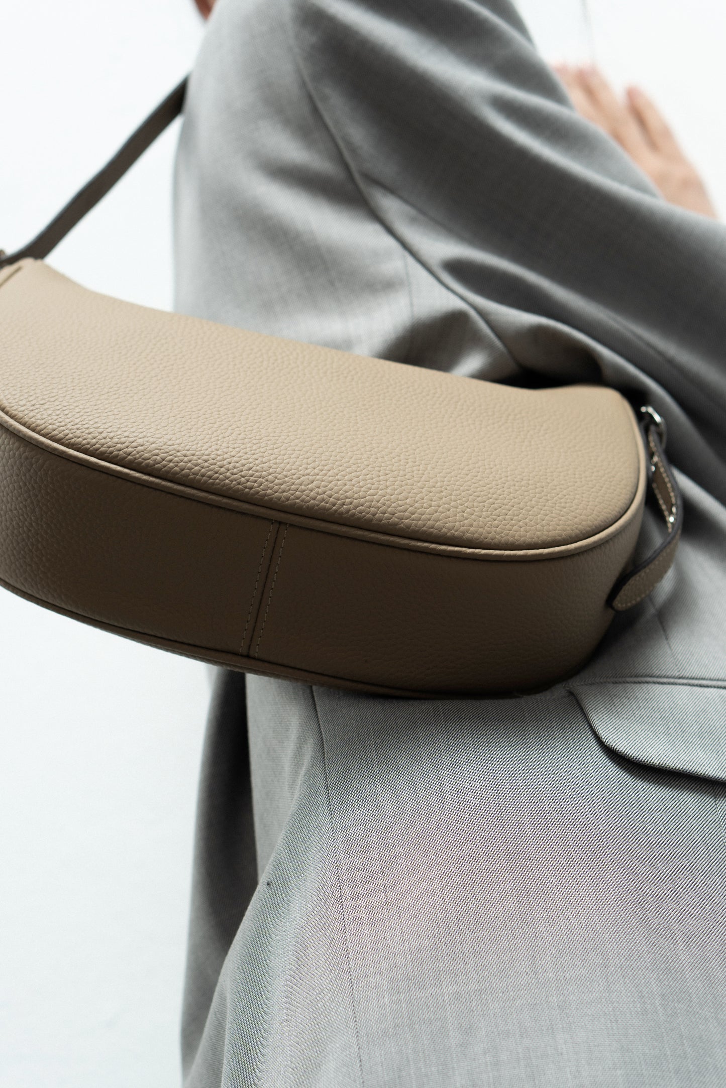 Baguette bag EMILY made of genuine leather