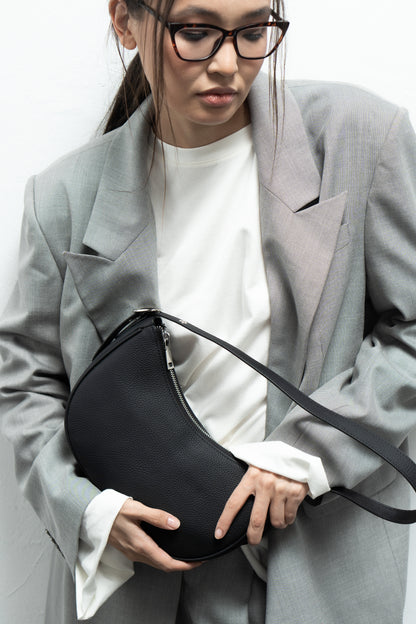 Baguette bag EMILY made of genuine leather