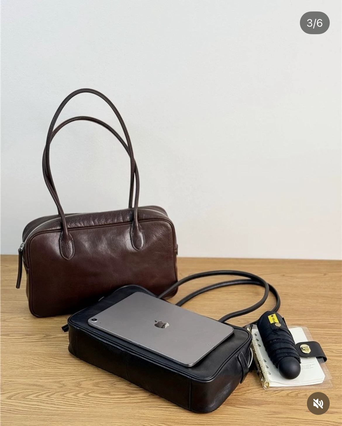 BLAIR tote bag made of genuine leather