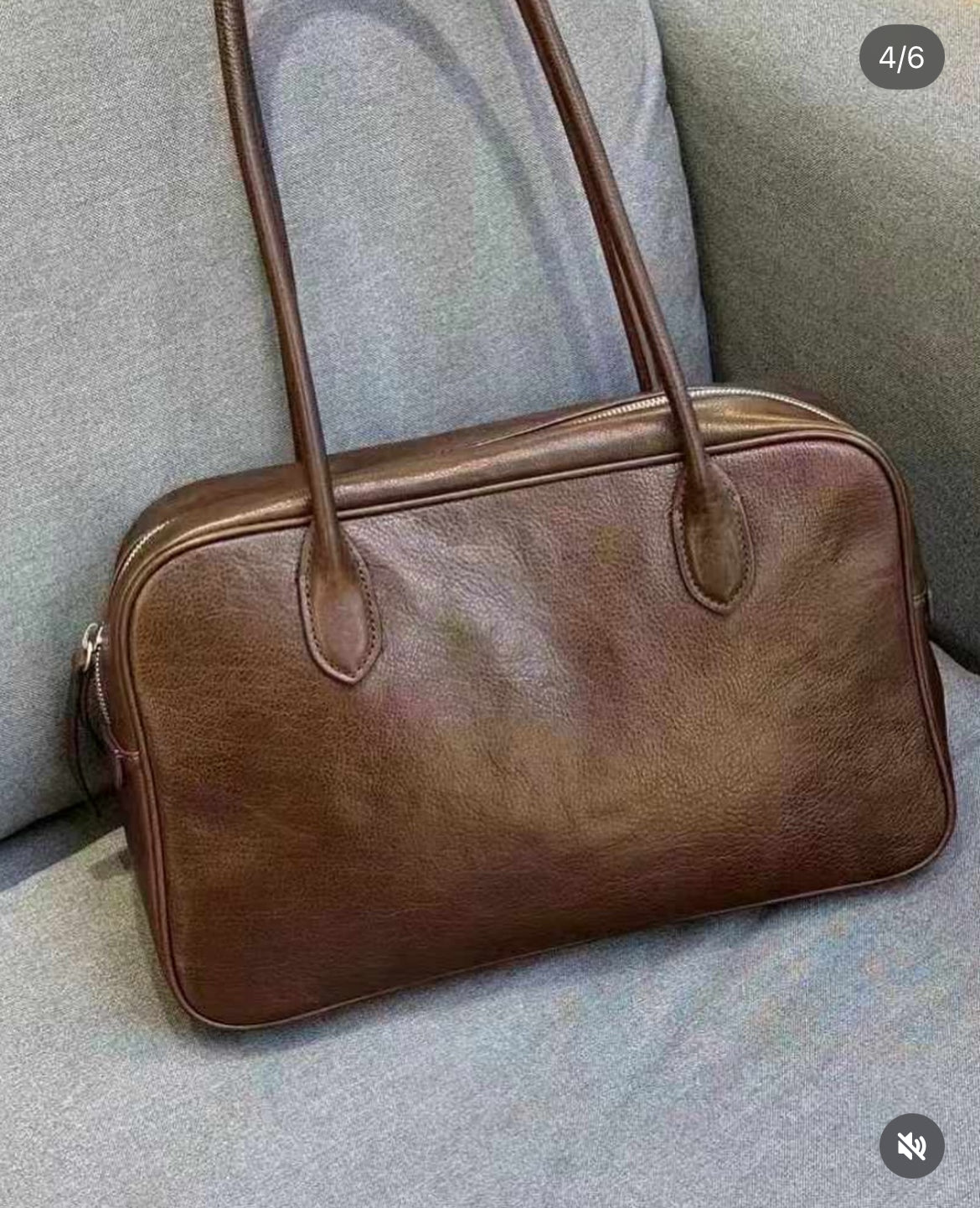 BLAIR tote bag made of genuine leather